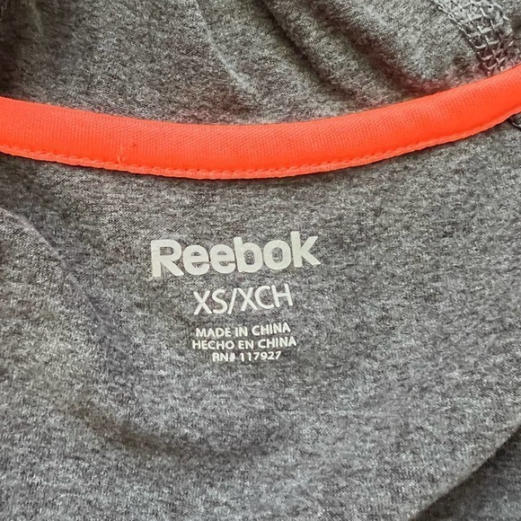 Gray Reebok Zip Up Sweatshirt XS - Picture 10 of 10